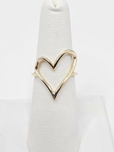 14K Gold Ring - Heart