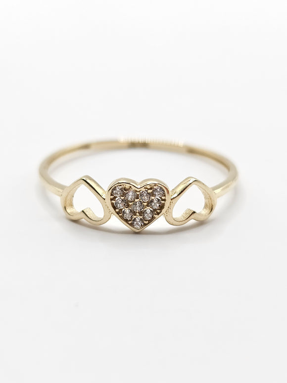 14K Gold Ring - Heart