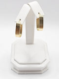 14K Gold Earrings - Huggie Hoops