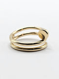14K Gold Ring - Nail