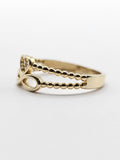 14K Gold Ring - Heart w/Infinity