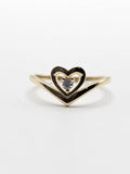 14K Gold Ring - Heart