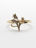 14K Gold Ring - Tulip w/Heart