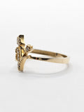 14K Gold Ring - Tulip w/Heart