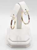 14K Gold Earrings - Huggie Hoops