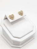 14k Gold Chain w/Pendant, Ring & Earrings Set - Heart