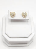 14k Gold Chain w/Pendant, Ring & Earrings Set - Heart