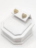 14k Gold Chain w/Pendant, Ring & Earrings Set - Heart