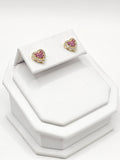 14k Gold Chain w/Pendant, Ring & Earrings Set - Heart