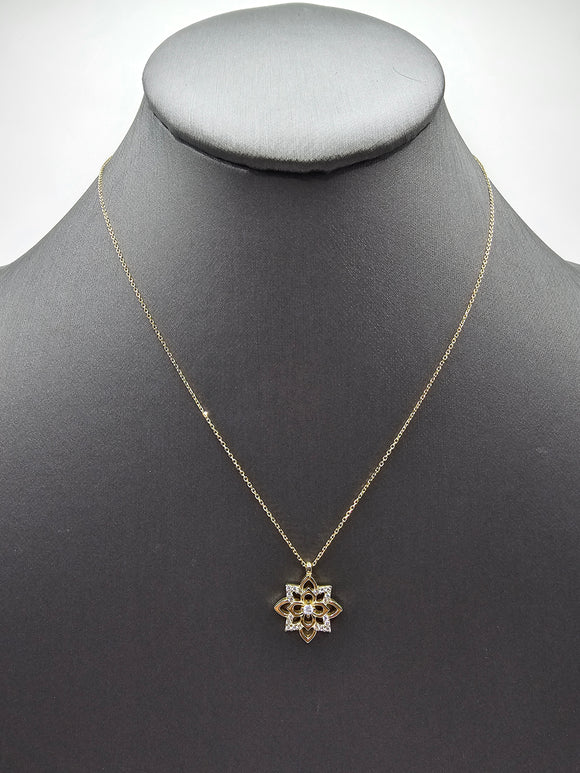 14k Gold Necklace - Flower