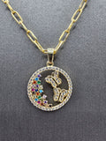 14k Gold Chain w/Pendant - Butterfly
