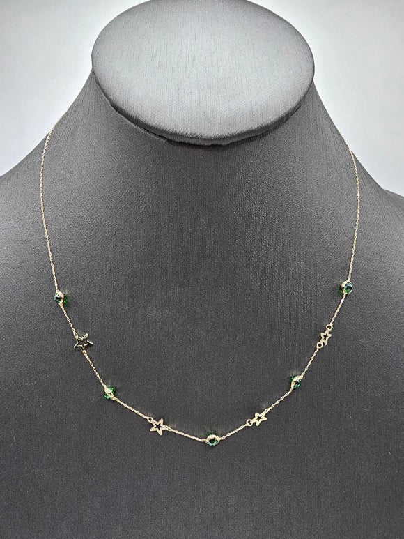 14k Gold Necklace - Star