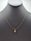 14k Gold Chain w/Pendant - Heart