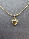 14k Gold Chain w/Pendant - Heart
