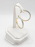 14K Gold Earrings - Huggie Hoops