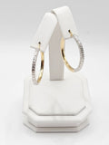 14K Gold Earrings - Huggie Hoops