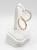 14K Gold Earrings - Huggie Hoops