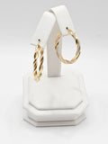 14K Gold Earrings - Huggie Hoops