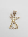 14k Gold Pendant - Saint Michael