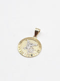 14k Gold Pendant - Saint Michael
