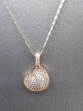 14k Gold Chain w/Pendant - Heart
