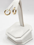 14K Gold Earrings - Huggie Hoops