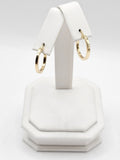 14K Gold Earrings - Huggie Hoops