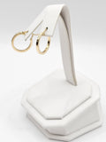 14K Gold Earrings - Huggie Hoops
