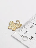 14k Gold Pendant - Butterfly Nugget