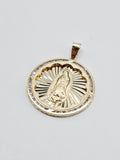 14k Gold Pendant - Virgin Mary