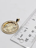 14k Gold Pendant - Virgin Mary