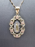 14k Gold Chain w/Pendant - Virgin Mary