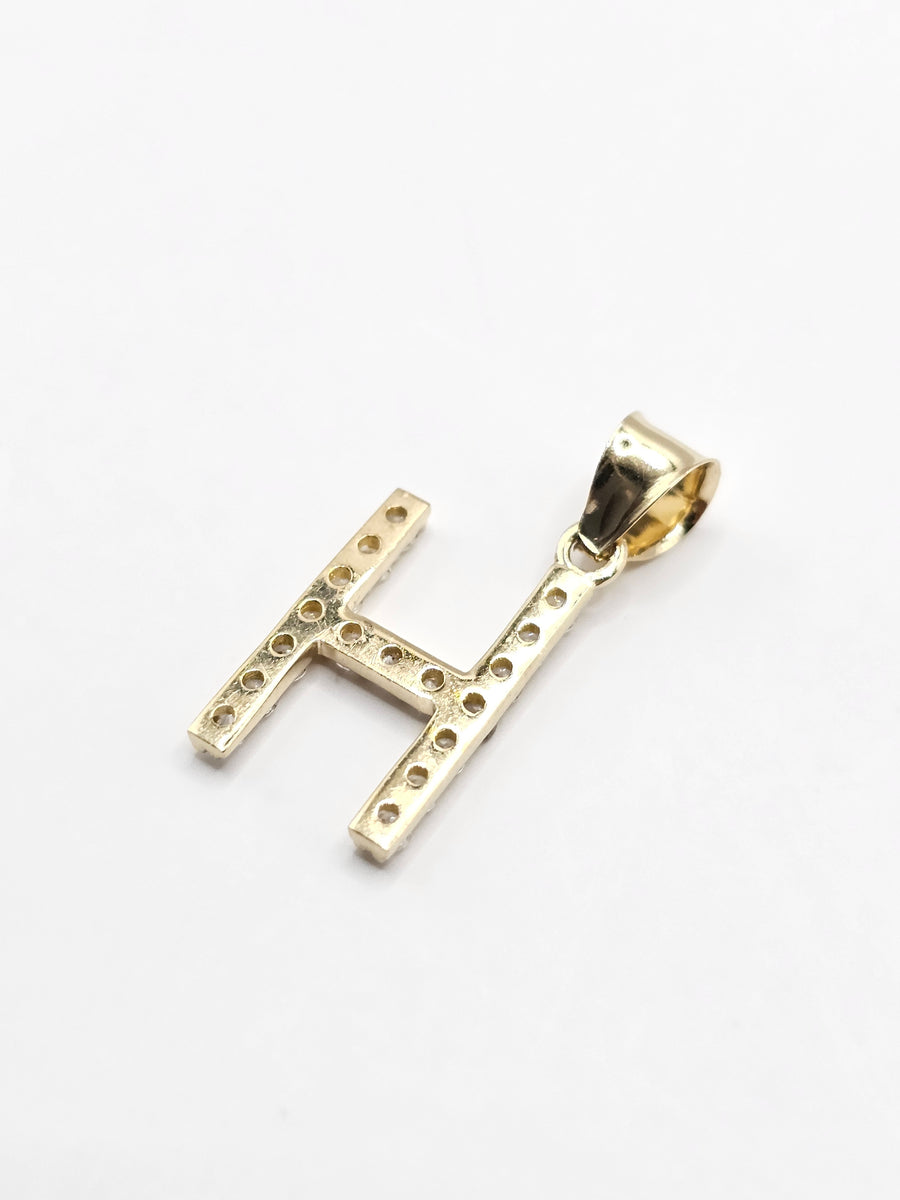 14k Gold Pendant - Initial Letter 