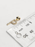 14k Gold Pendant - Initial Letter "P"