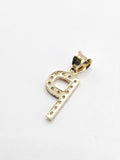 14k Gold Pendant - Initial Letter "P"