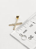 14k Gold Pendant - Initial Letter "X"
