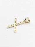 14k Gold Pendant - Initial Letter "X"