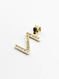 14k Gold Pendant - Initial Letter "Z"