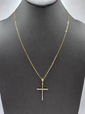 14k Gold Chain w/Pendant - Cross
