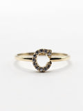 14K Gold Ring - Initial Letter "C"