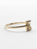 14K Gold Ring - Initial Letter "E"