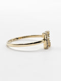 14K Gold Ring - Initial Letter "K"