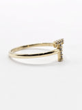 14K Gold Ring - Initial Letter "T"