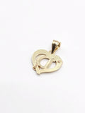 14k Gold Pendant - Initial Letter "D"