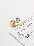 14k Gold Pendant - Initial Letter "H"