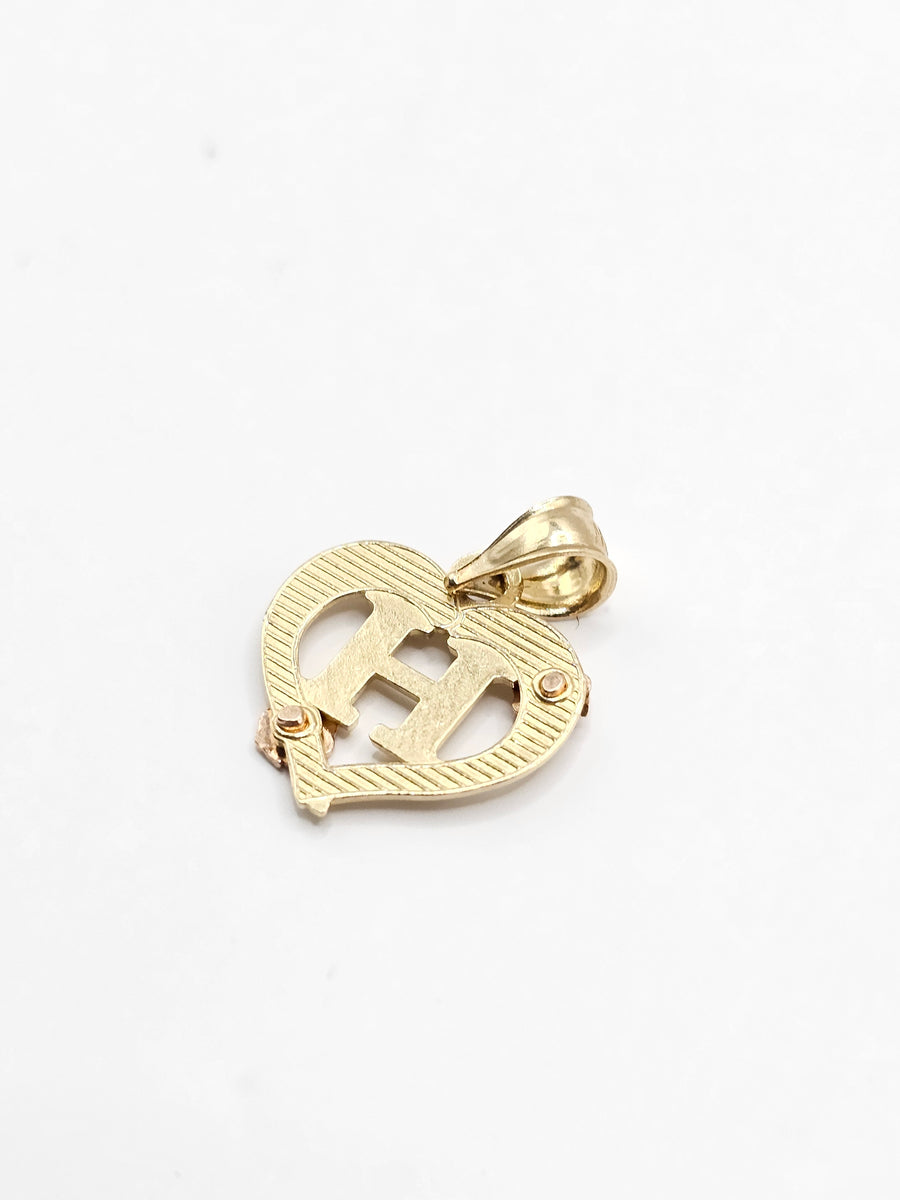 14k Gold Pendant - Initial Letter 