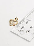 14k Gold Pendant - Initial Letter "O"