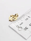 14k Gold Pendant - Initial Letter "V"