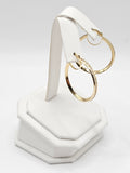 14K Gold Earrings - Huggie Hoops