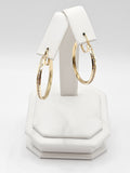 14K Gold Earrings - Huggie Hoops